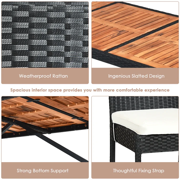 6 - Person Rectangular Outdoor Dining Set