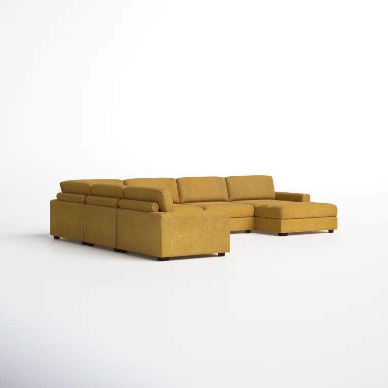 Aristedes 6 - Piece Corduroy Sectional