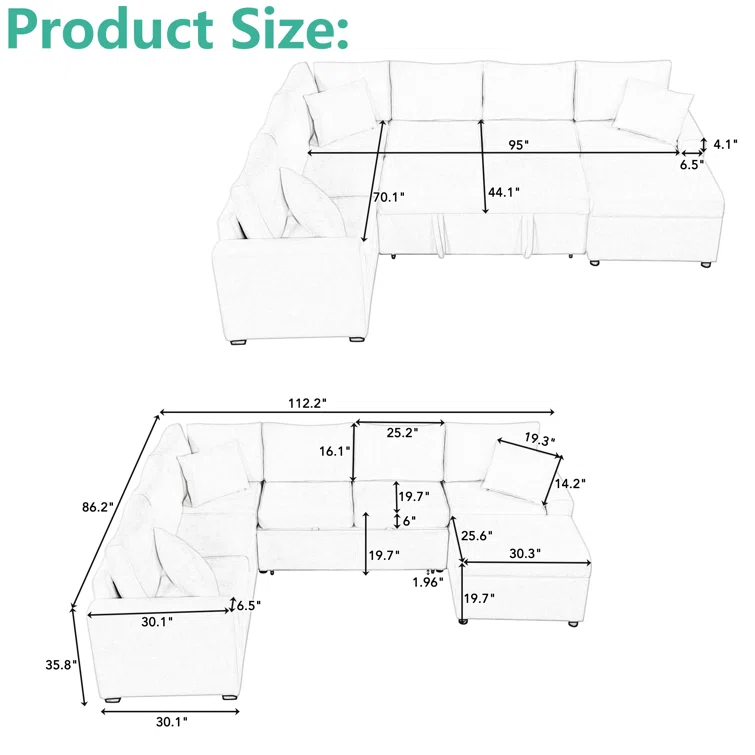 Navianna Upholstered Sectional