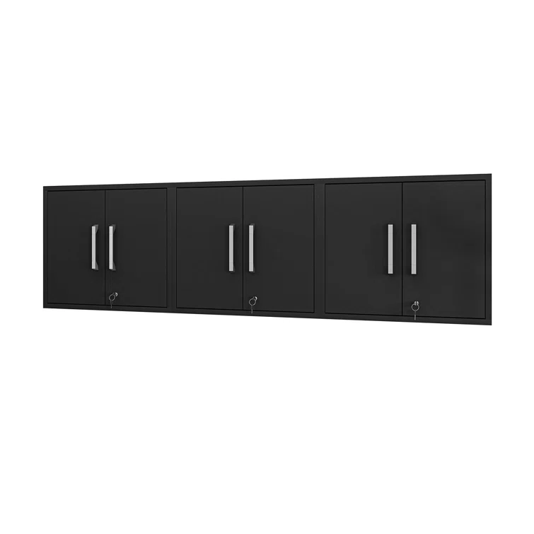 Aseem 3 Piece Single Storage Cabinet ( 25.59'' H x 85.05'' W x 14.96'' D)<!-- --> <!-- -->(Set of 3)