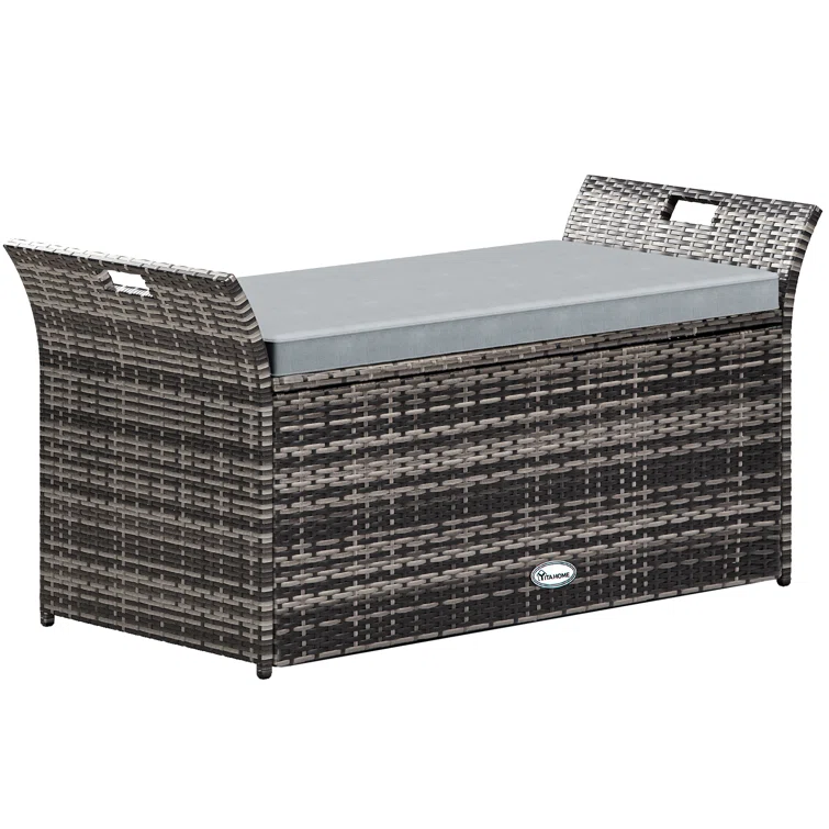 Atosha Wicker Outdoor Bench