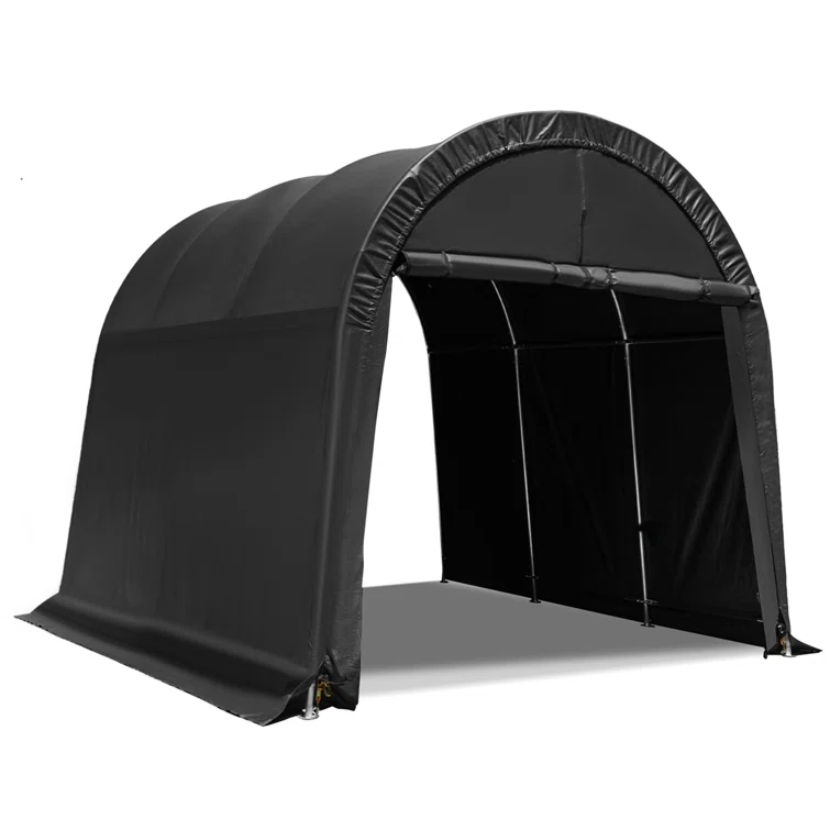10 ft. W x 15 ft. D Plastic Portable Garage Shed