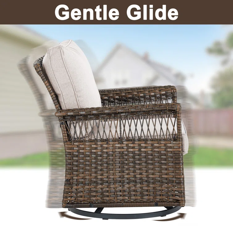 Servier 5 - Person Outdoor Seating Group with Cushions