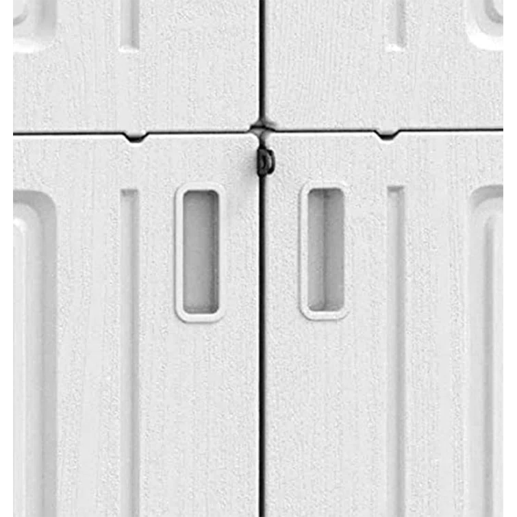 4 ft. W x 2 ft. D Plastic Vertical Tool Shed