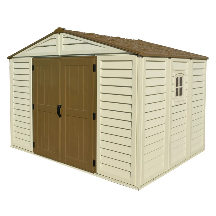 Woodbridge Plus 10.5 ft. W x 8 ft. D Plastic Storage Shed