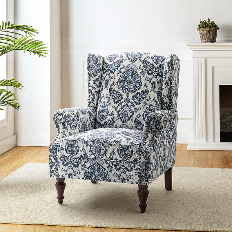 Felix Armchair with Spindle Legs