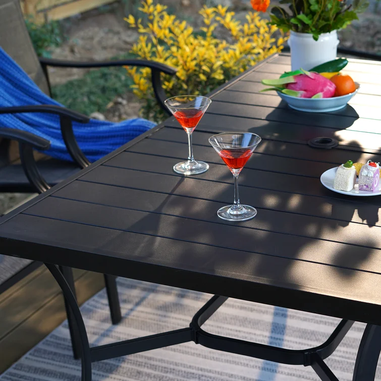 Alyah 6 - Person Rectangular Outdoor Dining Set
