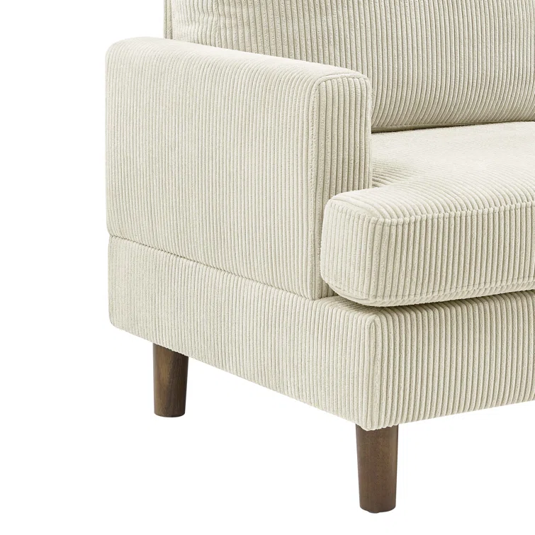 Aristotele 2 - Piece Corduroy Sectional