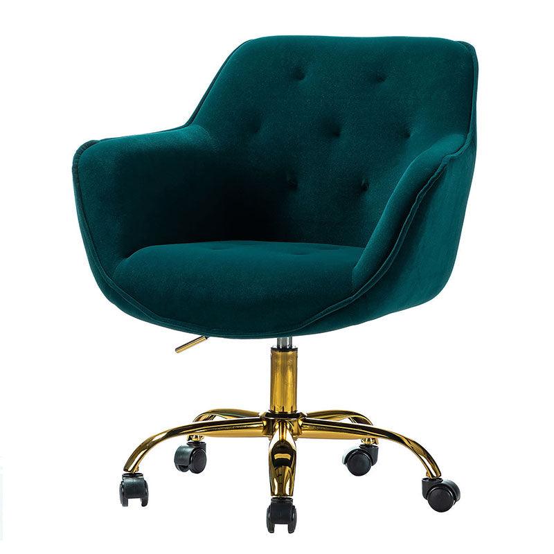 Jovida Velvet Tufted Office Chair