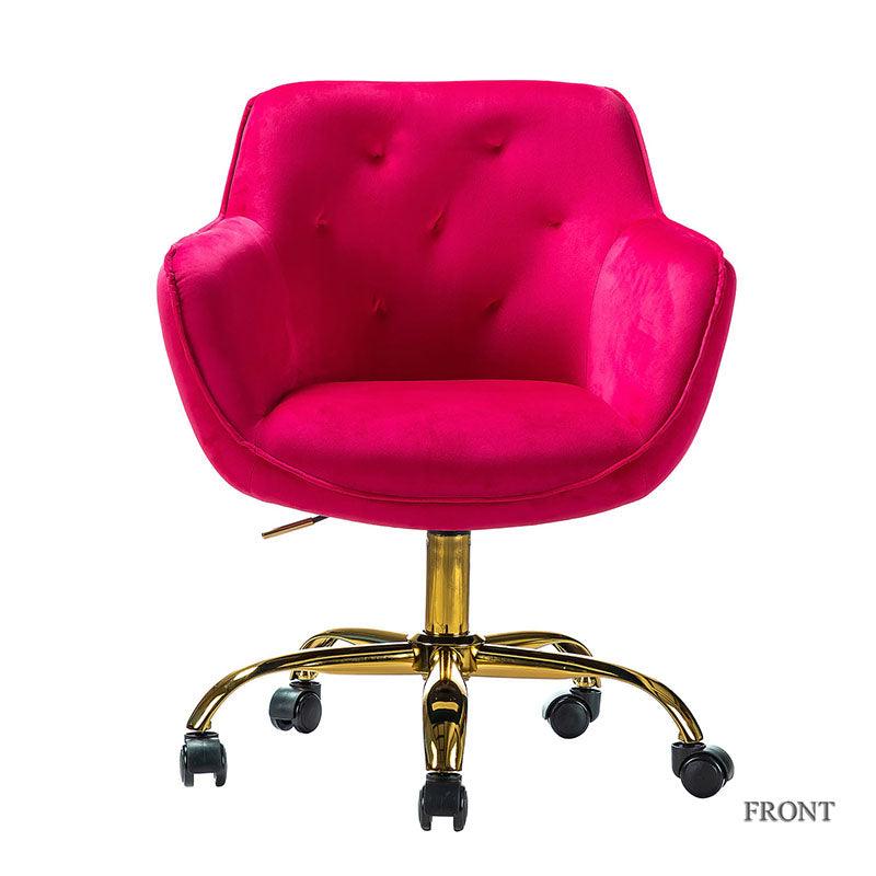 Jovida Velvet Tufted Office Chair