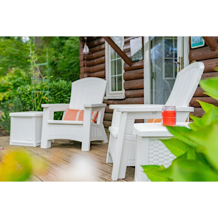 Suncast 18.75'' W 13 Gallons Water Resistant Resin Deck Box
