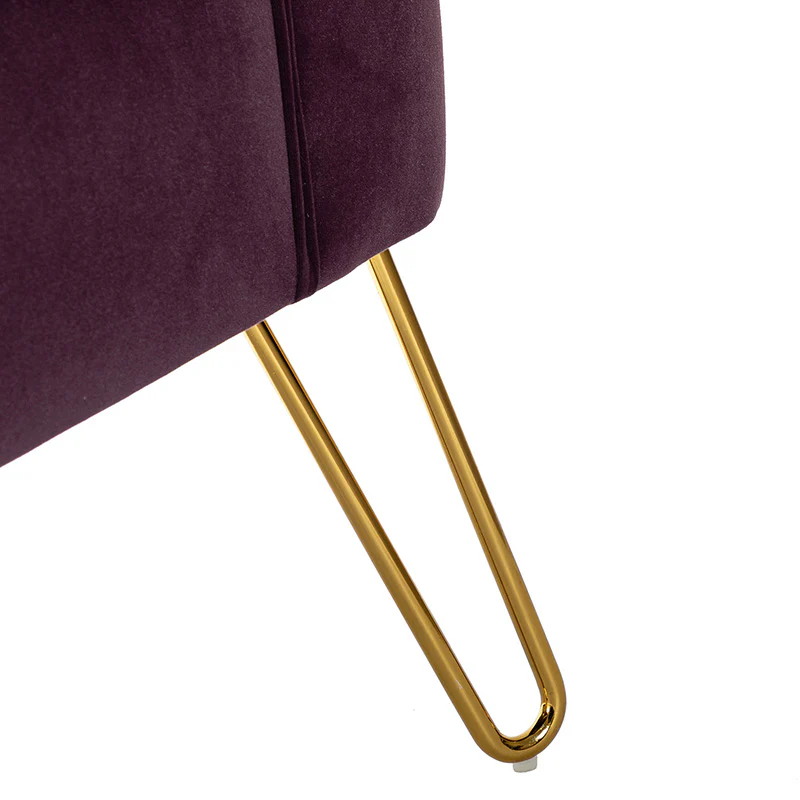 Ainhoa Velvet Tufted Back Side Chair
