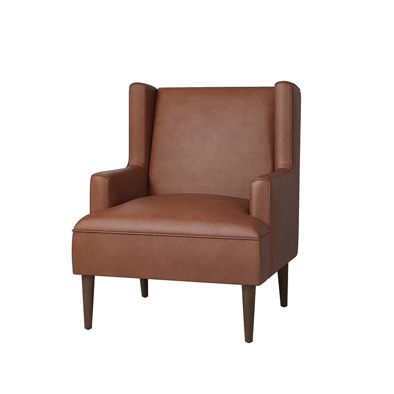 Gregor Vegan Leather Accent Chair