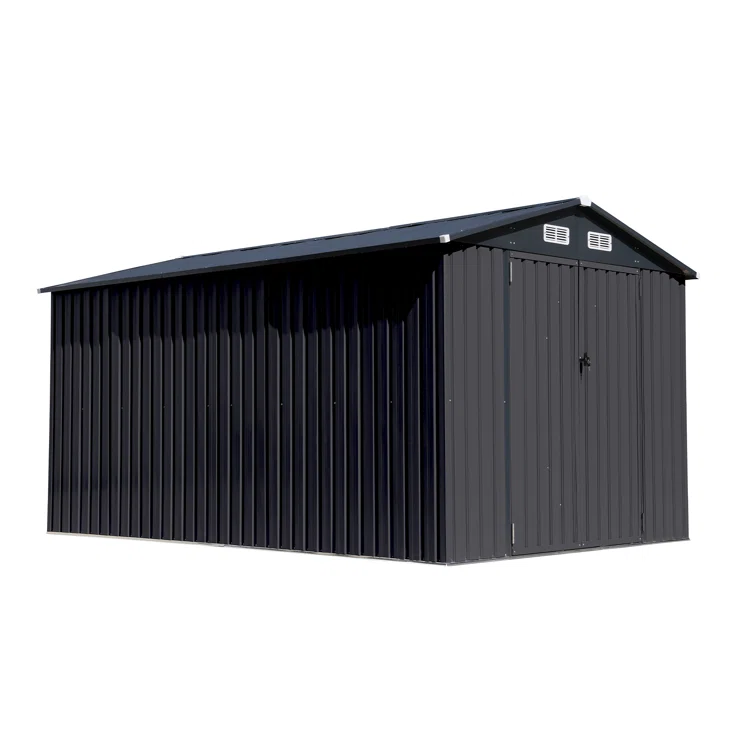 8 ft. W x 12 ft. D Metal Storage Shed