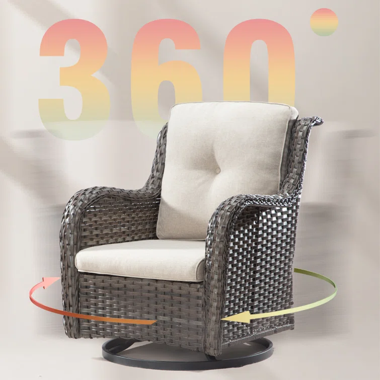 5 - Person Outdoor Seating Group with Cushions