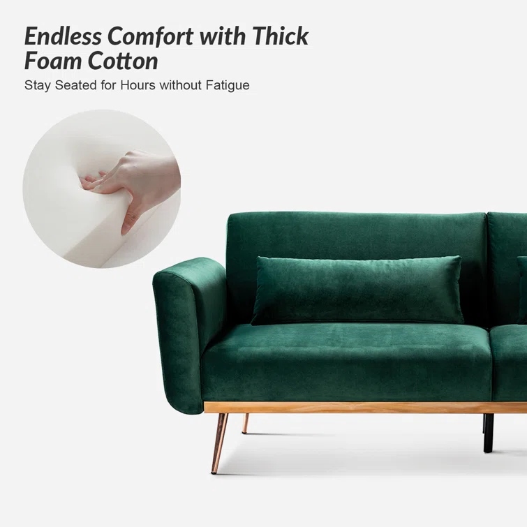 Maxwell 83'' Velvet Sofa