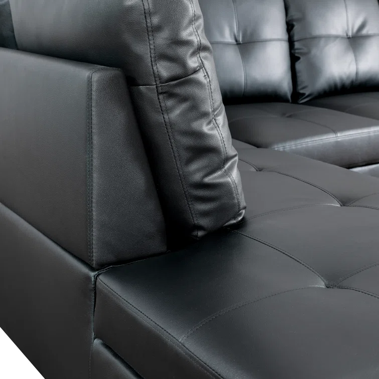 Mavretta Faux Leather Sectional