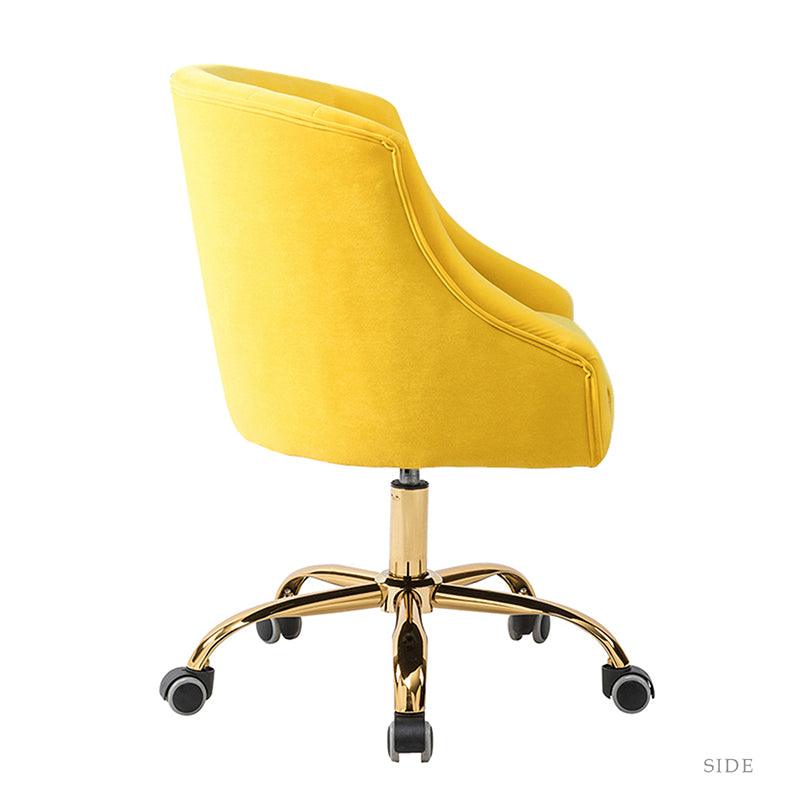 Penelope Velvet Tufted Office Chair