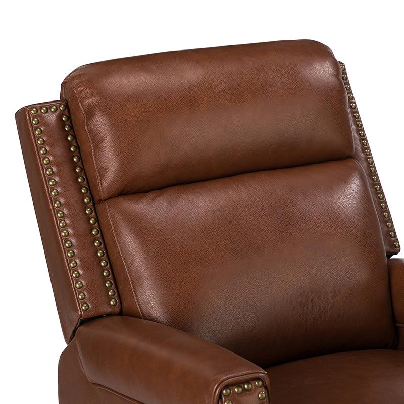 Hieronymus Genuine Leather Power Rocking Recliner