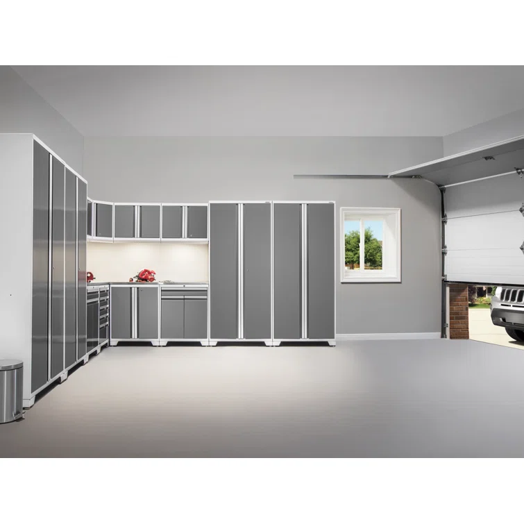 Pro Series 84.75'' H x 256'' W x 24'' D Garage Storage Cabinet Set
