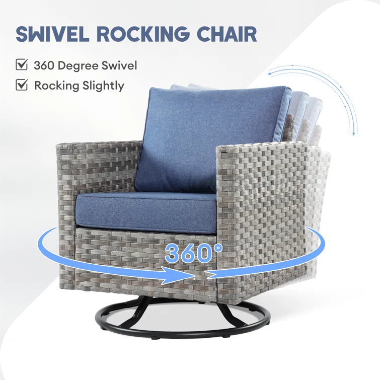 Maurey 6 - Person Outdoor Seating Group with Cushions