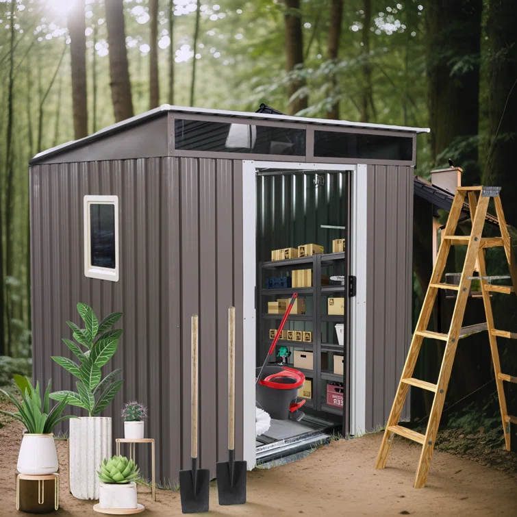 6 ft. x 5 ft. Metal Tool Shed