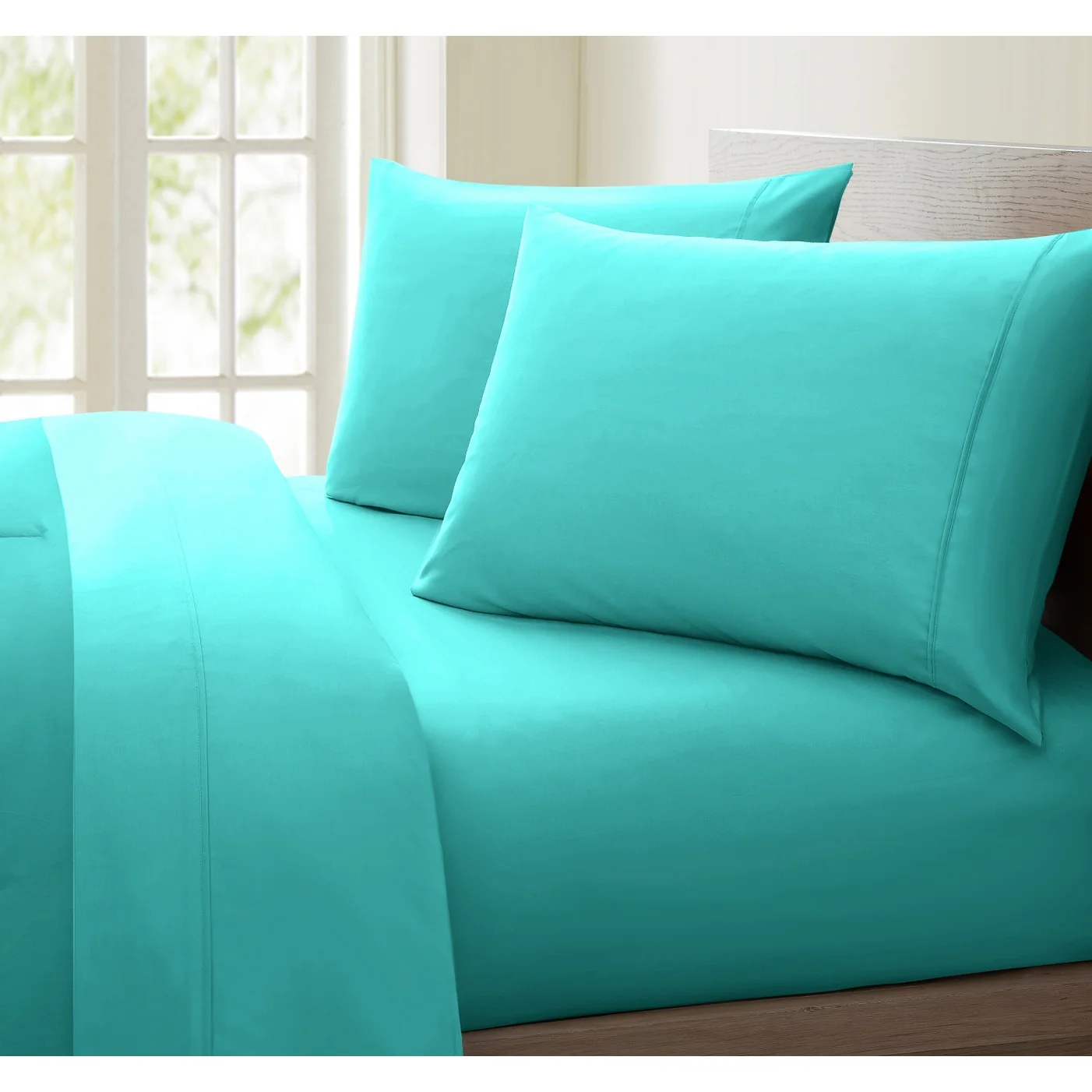 Oxford Collection 600 Thread Count Deep Pocket Egyptian Quality Cotton Solid Sheet Set