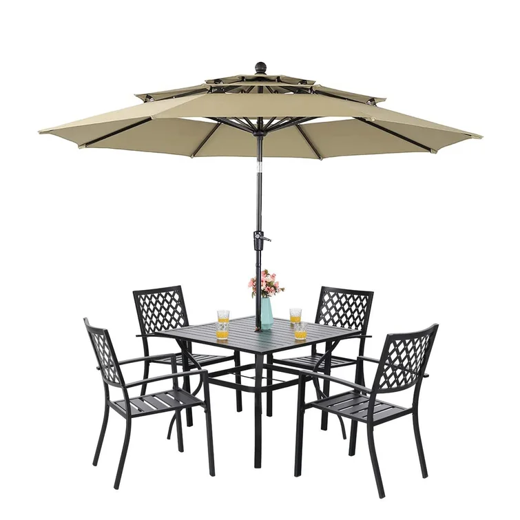 Alyah 4 - Person Square Outdoor Dining Set