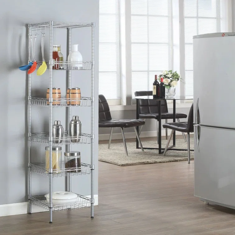 Alverson 13.39'' W Metal Shelving Unit