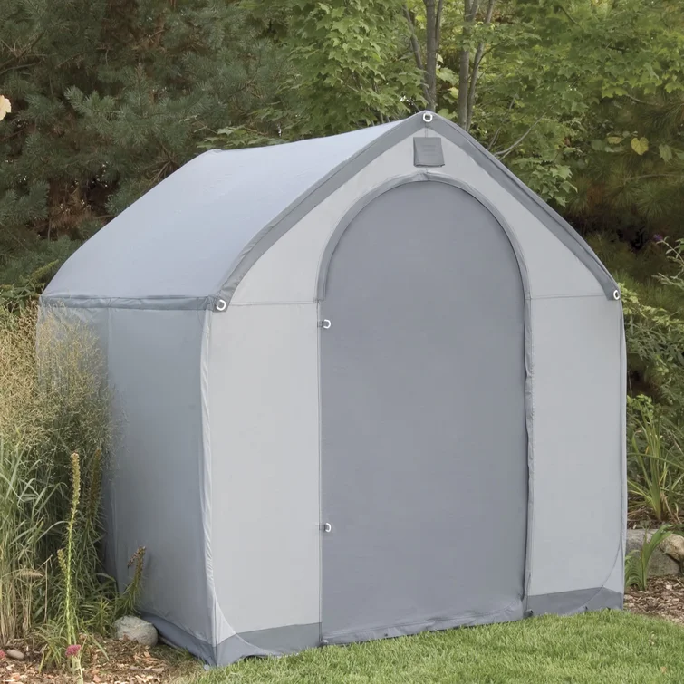 StorageHouse 6 ft. W x 6 ft. D Plastic Portable Tool Shed
