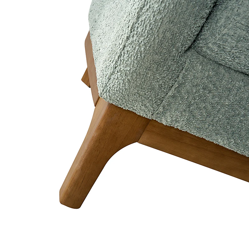 August Boucle Armchair Chair with Soft, Fuzzy Texture