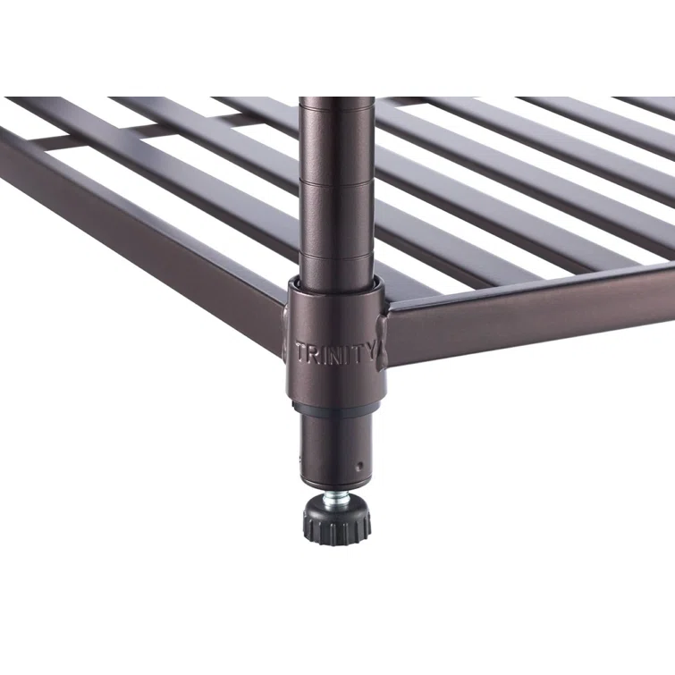 36" W x 14" D x 72" H 5 Tier Slat Shelving