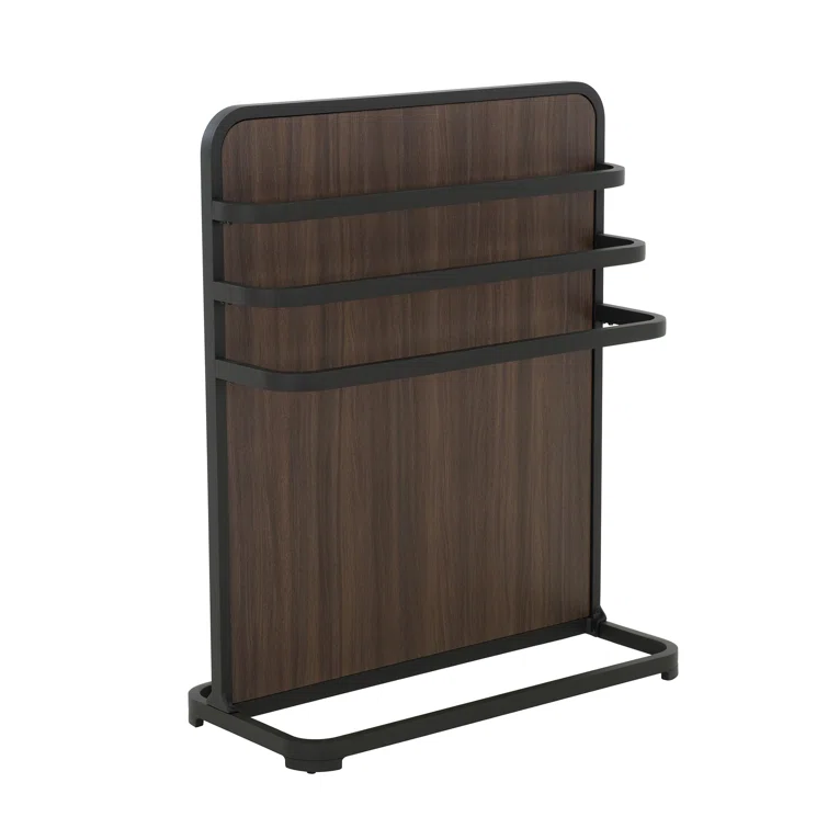 Sunjoy Gallons Gallon Water Resistant Metal Lockable Towel Valet in Brown