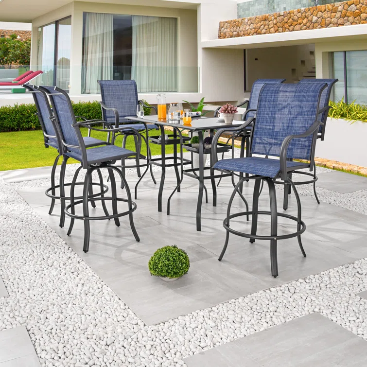 Motto Square 6 - Person Bar Height Dining Set