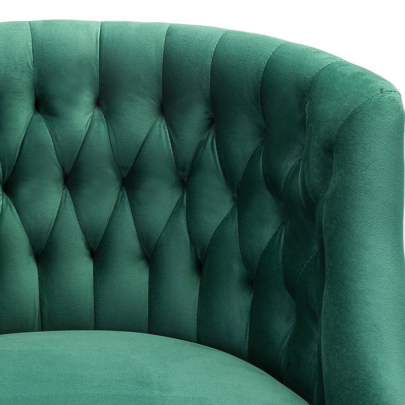 Penelope Velvet Tufted Office Chair