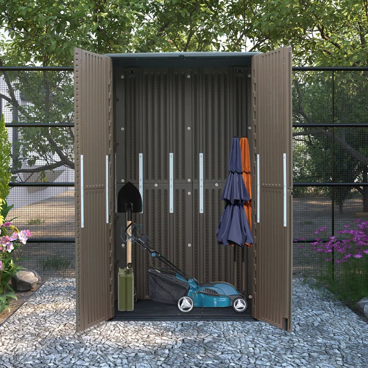 4 ft. W x 4 ft. D Metal Tool Shed