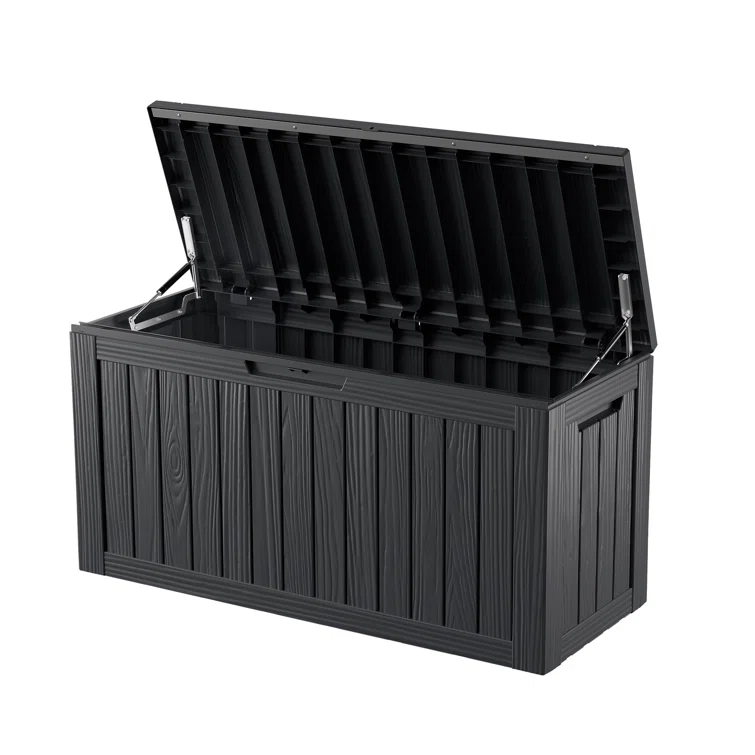 Emperic Design 46.3'' W 80 Gallons Water Resistant Resin Lockable Deck Box