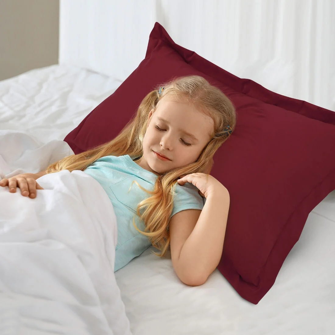 2 Packs Pillowcases Soft 1800 Microfiber Pillow Shams with No Zipper,