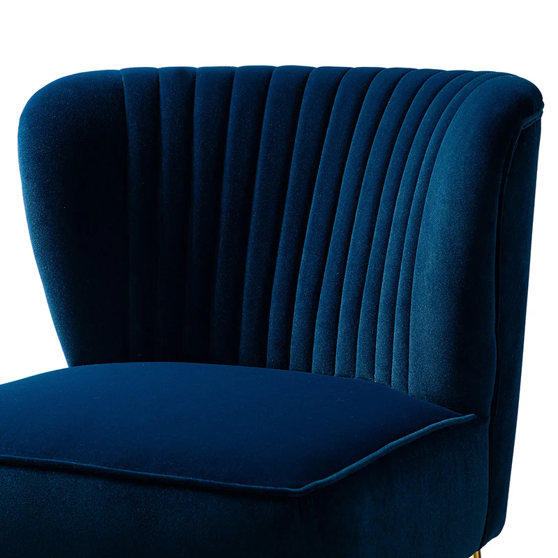 Ainhoa Velvet Tufted Back Side Chair
