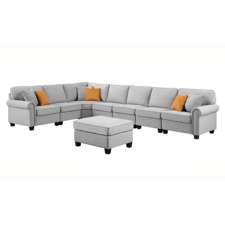 Mcclaine 8 - Piece Upholstered Sectional