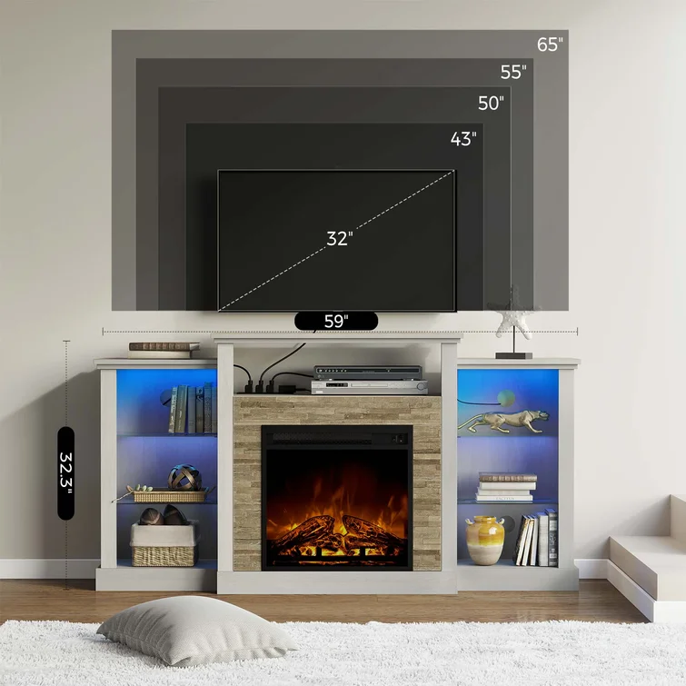Scribner TV Stand For TVs Up To 65