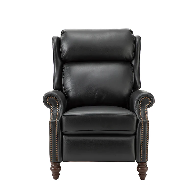 Lucina Genuine Leather Manual Recliner