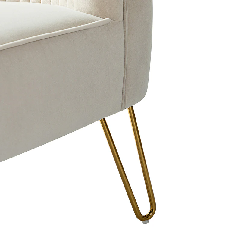 Ainhoa Velvet Tufted Back Side Chair