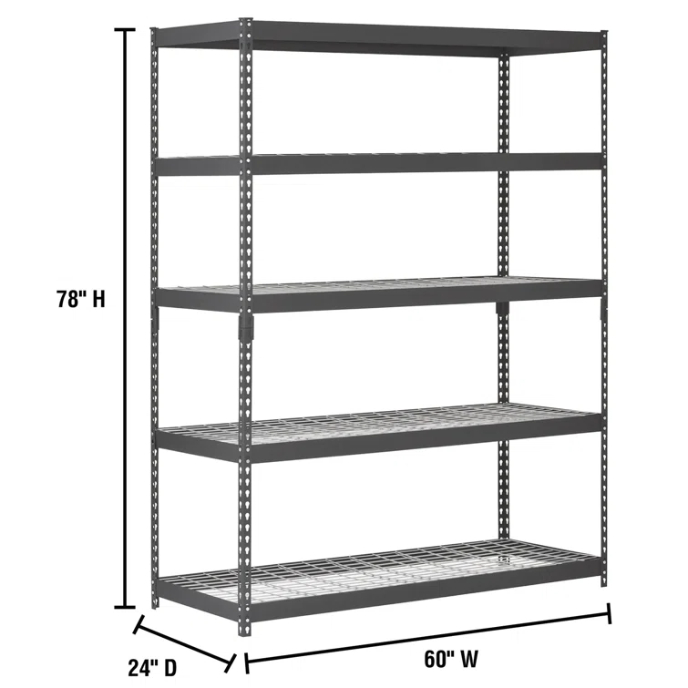 Steel Height -Adjustable Shelving Unit
