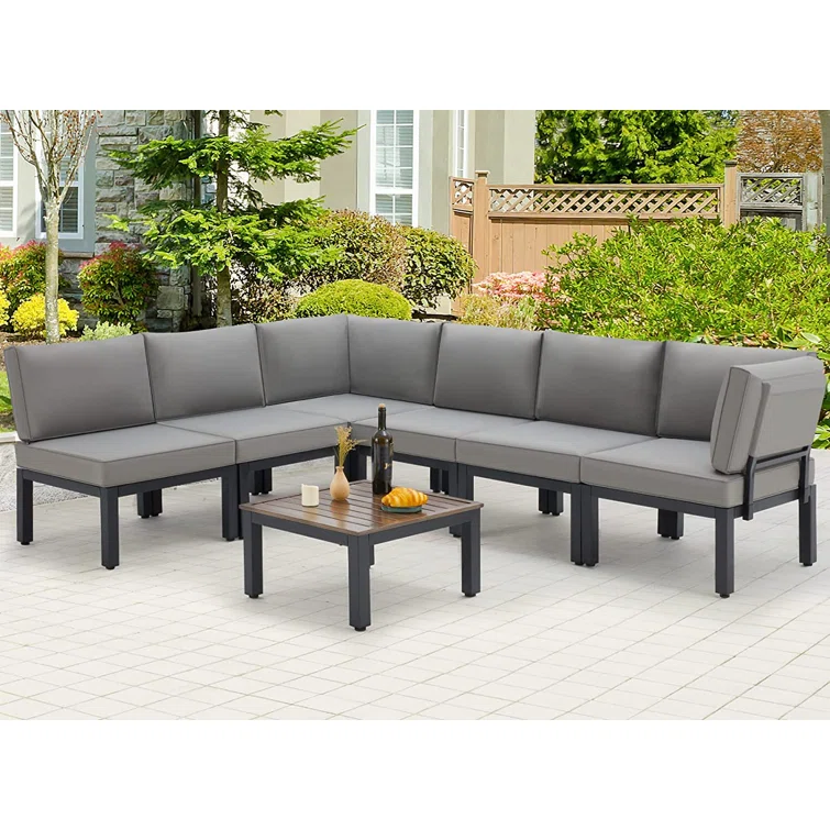 6 - Person Outdoor Seating Group with Cushions