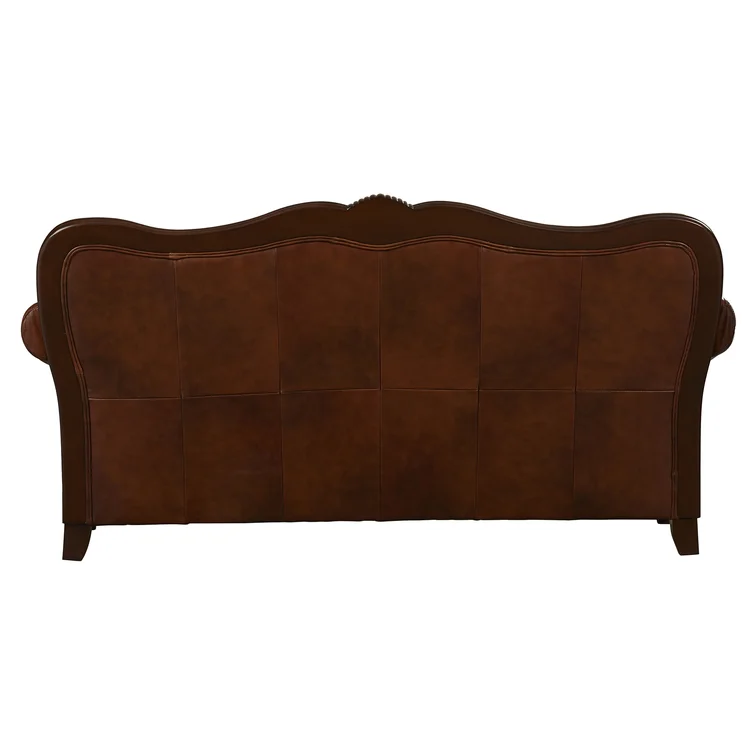 Addysun 86'' Leather Sofa