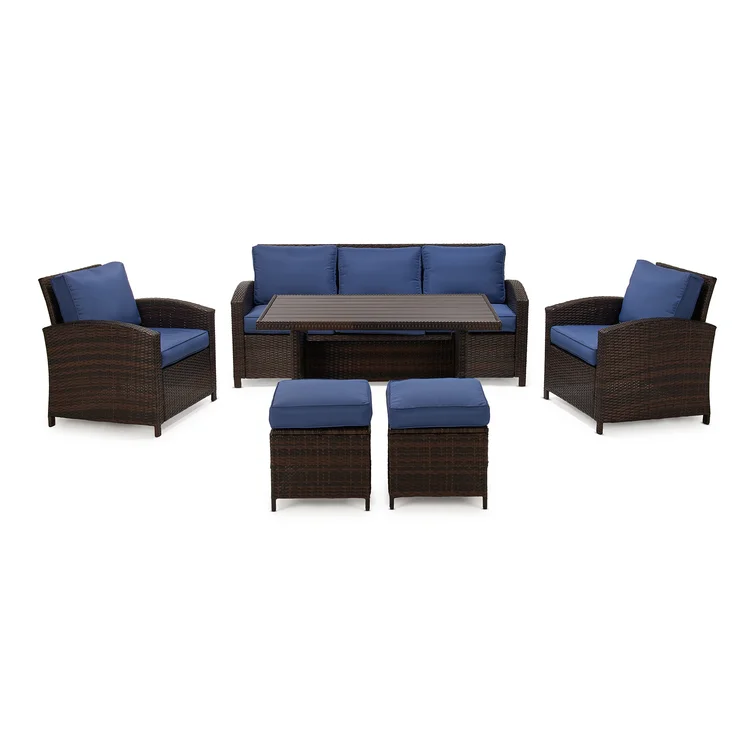 Parkhurst 5 - Person Outdoor Seating Group with Cushions