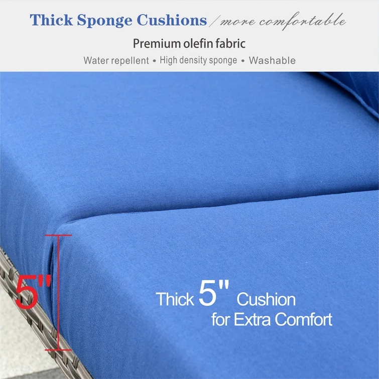 Aisatou 5 - Person Outdoor Seating Group with Cushions