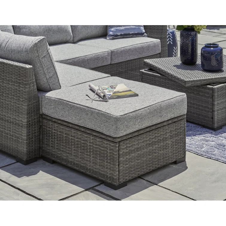 Petal Road Wicker 5 - Person Outdoor Seating Group with Cushions