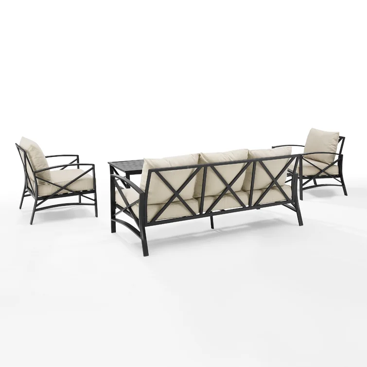 Mosier 5 - Person Outdoor Seating Group with Cushions